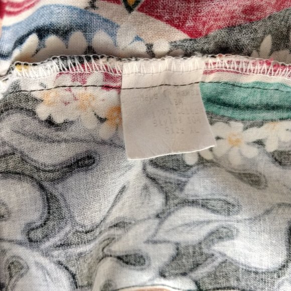 RJC Vintage Shirt Men's XL Multicolor Surf Boards Floral Button Hawaiian Pocket - Picture 10 of 12